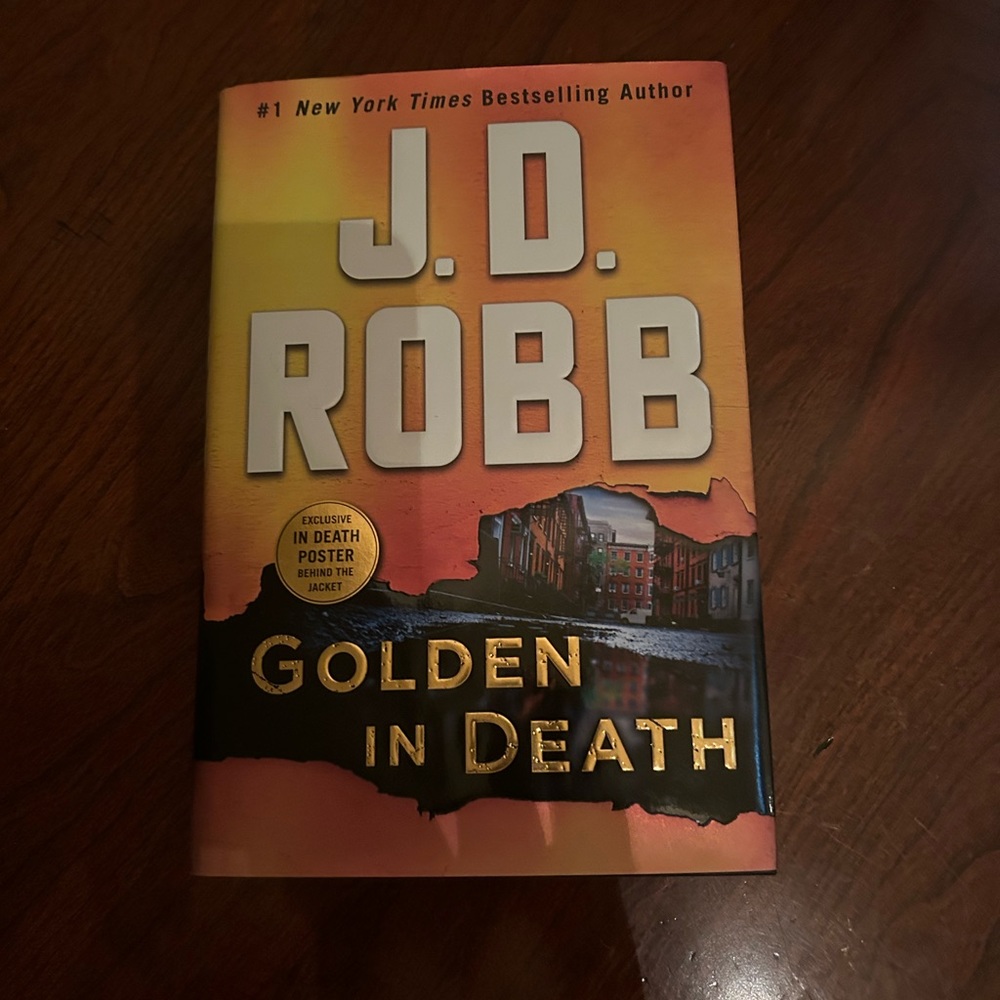 J.D.Robb Golden in Death 1st edition hardcover book